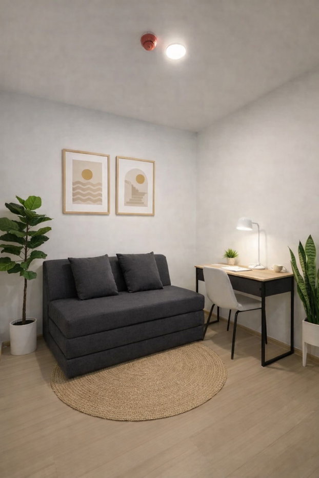 รูป 🔥ให้เช่า ชีวาทัย Hallmark ลาดพร้าว–โชคชัย 4 | ห้องใหญ่ 1 ห้องนอน + 1 ห้องอเนกประสงค์! ✨ - รูปที่ 3/6