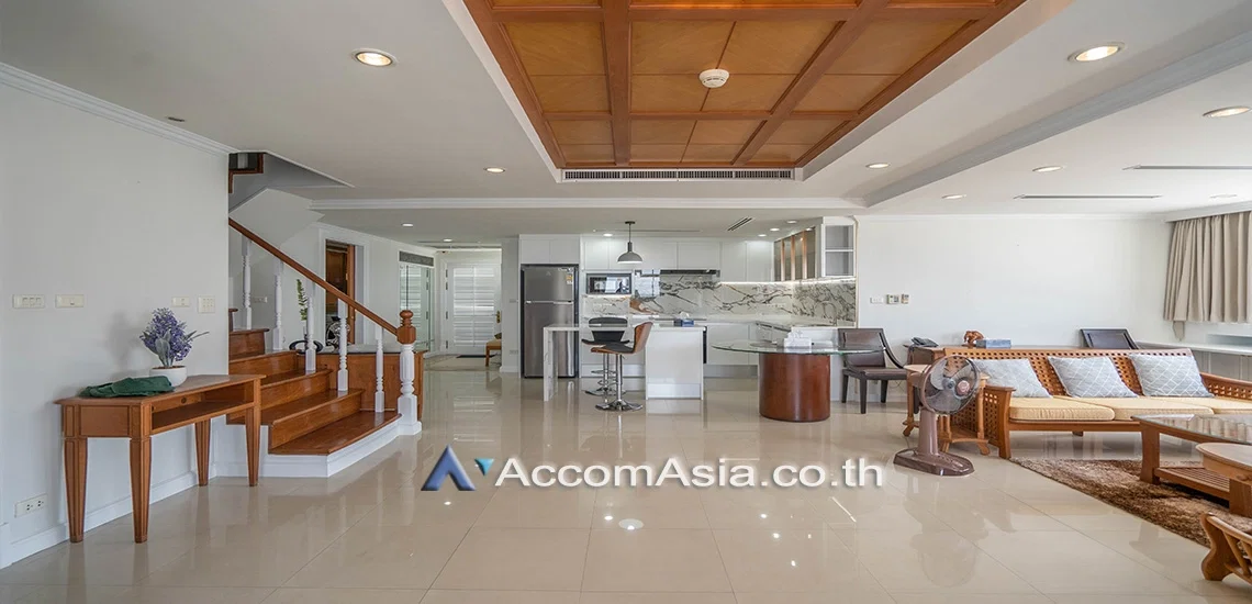 รูป 🔼🔽 AccomA 📩 Classy duplex penthouse with terrace and city skyline view (1515905) - รูปที่ 2/13