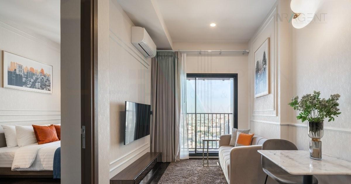 รูป 🔺 ให้เช่าคอนโด พาร์ค ออริจิ้น ทองหล่อ อาคาร A ชั้น 20 1 ห้องนอน ขนาด 32 ตรม ใกล้ ดองกิ มอลล์ ทองหล่อ - รูปที่ 6/8