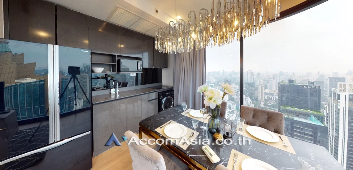 รูป 🔼🔽 AccomA 📩 Corner Unit 2 BR Condominium @Ashton Asoke (AA23977) - รูปที่ 2/8