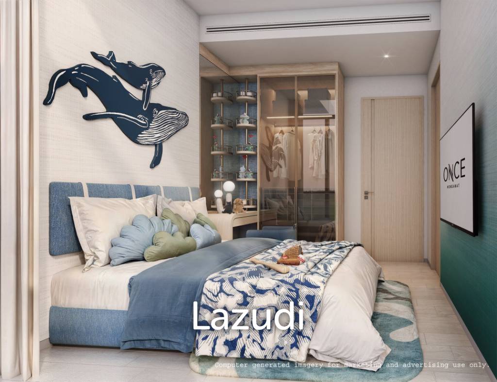 รูป 34.3 ตร.ม.  1 ห้องนอน  1 ห้องน้ำ คอนโดสำหรับ ขายใน นาเกลือ - รูปที่ 3/7