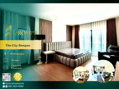 เช่าบ้านเดี่ยว นิคมบางปู(เหนือ) : ST13900 - The City Bangna (New Project)   :  MegaBangna 