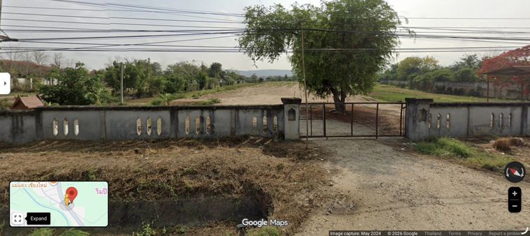 ขาย ที่ดิน ทำเลดี 11-1-84.8 ไร่ ติดถนนใหญ่ 107 เชียงใหม่ - แม่แตง