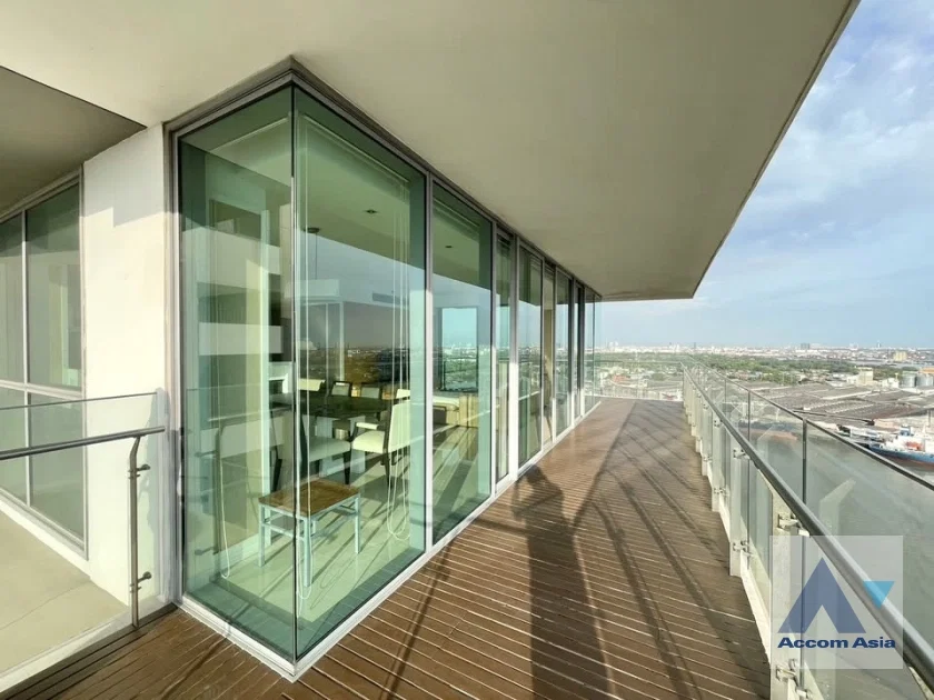 รูป 🔼🔽 AccomA 📩 Riverside / River View,Fully Furnished,Big Balcony 3 BR Condominium @The Pano (AA45229) - รูปที่ 4/11