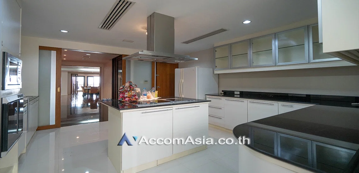 รูป 🔼🔽 AccomA 📩 Elegant-designed condo with teak floors in quiet Sathorn cul-de-sac (21270) - รูปที่ 3/10