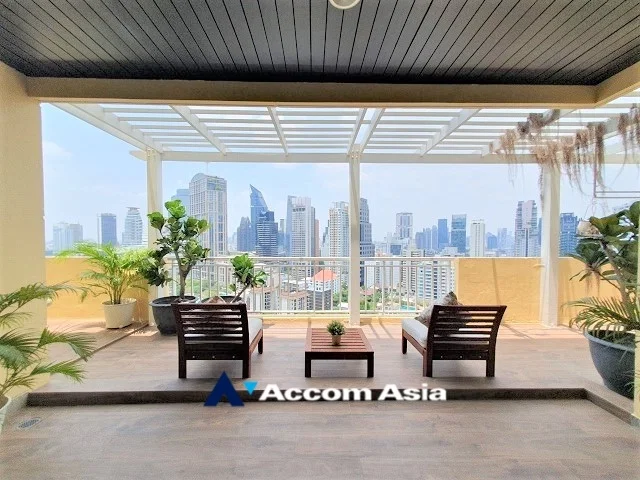 รูป 🔼🔽 AccomA 📩 Penthouse with Large Balcony and City View (AA32862) - รูปที่ 1/20