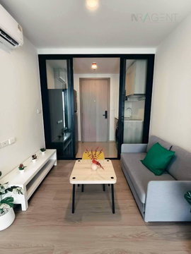 📌 For Rent Condo ORIGIN PLAY BANGKHUNNON TRIPLE STATION Building 1, Floor 14,Studio, Room size 23 sqm