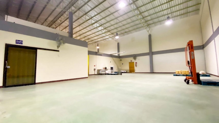 รูป ให้ เช่าโรงงาน ผังเมืองสีม่วง 1-0-55 ไร่ อ.กระทุ่มแบน สมุทรสาคร สภาพดีมาก พร้อมใบอนุญาตปลูกสร้างและระบบสาธารณูปโภคครบครัน - รูปที่ 9/12