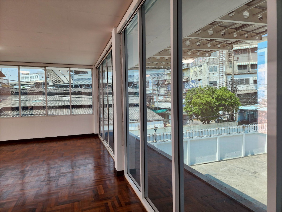 รูป ขายที่ดินพร้อมบ้านออฟฟิศ 378 ตร.วา แปลงมุม ติดรถไฟฟ้าสายสีชมพู สถานี กม.6  - รูปที่ 13/24