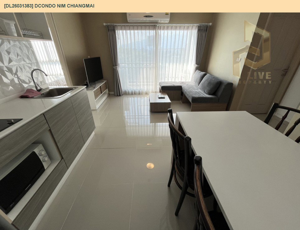 รูป DL26031383 ขายคอนโด ดีคอนโด นิม เชียงใหม่ (dcondo Nim Chiangmai) ใกล้ - พร้อมเข้าอยู่ โทรด่วน 0653619502 LineID @897iyzll - รูปที่ 10/19