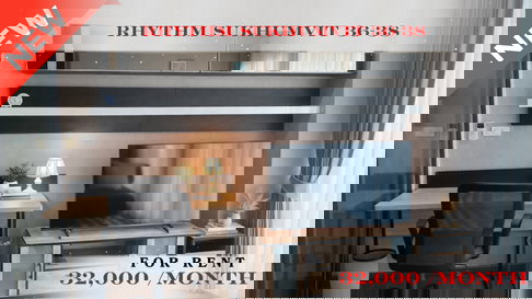 🍀🍀 Modern Room💙 ให้เช่า📌 ริทึ่ม สุขุมวิท 36-38 (Line:@rent2022)BTS ทองหล่อ  ✨พร้อมเข้าอยู่  ✨ A10617