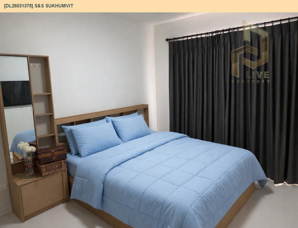 รูป DL26031375 ให้เช่าคอนโด เอส แอนด์ เอส สุขุมวิท (S&S Sukhumvit) ใกล้ BTS อุดมสุข พร้อมเข้าอยู่ โทรด่วน 0842740999 LineID @523dslwi - รูปที่ 7/11