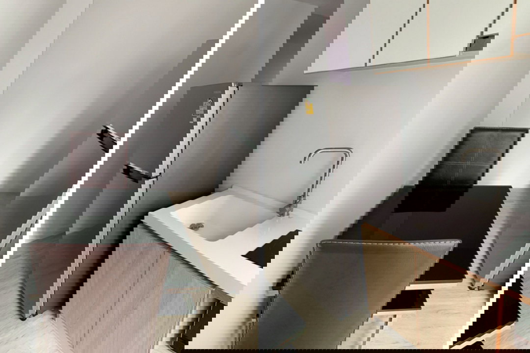 รูป Call : 065-939-6166 เจ้าของให้เช่า วีคอนโด ศาลายา ห้องใหญ่ 35 ตรม 1 ห้องนอน 1 ห้องนั่งเล่น อาคาร V8 ตกแต่งครบ (มีเครื่องซักผ้า) - รูปที่ 6/11