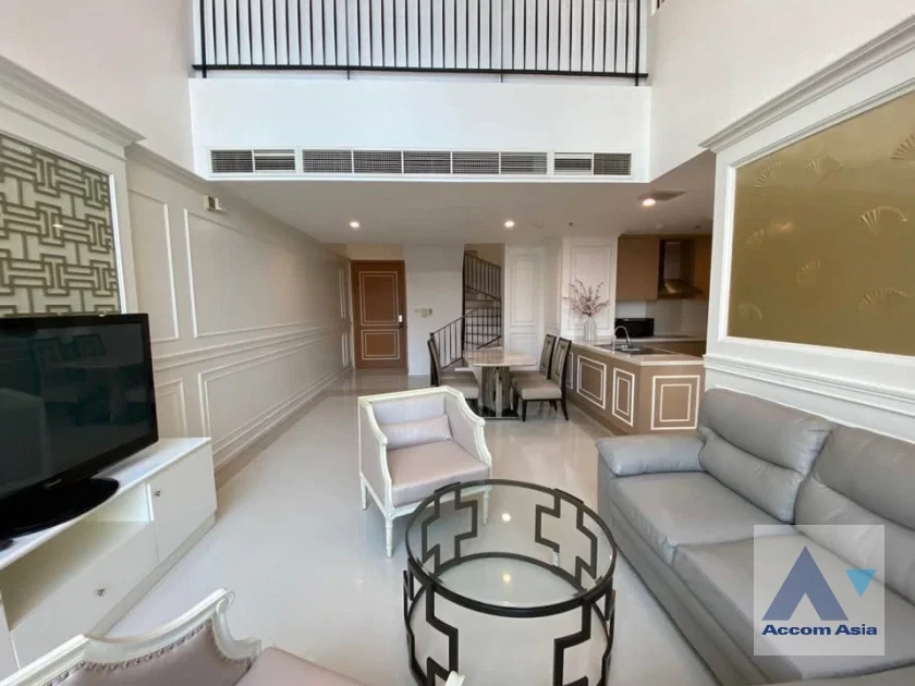 รูป 🔼🔽 AccomA 📩 Duplex Condo,Double High Ceiling 2 BR Condominium @The Empire Place (AA18661) - รูปที่ 1/11