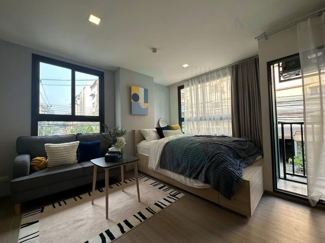 รูป 🔺 ให้เช่าคอนโด เดอะ มูฟ ประดิพัทธ์ อาคาร 1 ชั้น 2 สตูดิโอ ขนาด 28 ตรม ใกล้ BTS สะพานควาย - รูปที่ 3/8