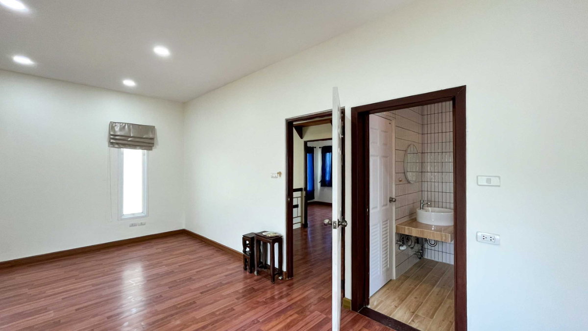 รูป ให้เช่าบ้านเชียงใหม่ 3 ห้องนอน สันทราย ไม่มีเฟอร์ฯ พร้อมบ่อปลาคาร์ฟ - รูปที่ 18/20