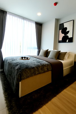 Condos for sale Bangkok : Free transfer fee and Free furniture! ESQUE Sukhumvit 101/1 – Low-Rise Condo Wide-Front Room,24 sq.m.| Fully Furnished 2.4 M THB| Near BTS Punnawithi