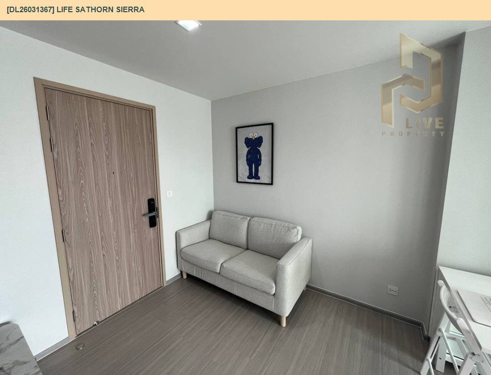 รูป DL26031367 ให้เช่าคอนโด ไลฟ์ สาทร เซียร์รา (Life Sathorn Sierra) ใกล้ BTS ตลาดพลู พร้อมเข้าอยู่ โทรด่วน 0800343450 LineID @655ebbvc - รูปที่ 3/18