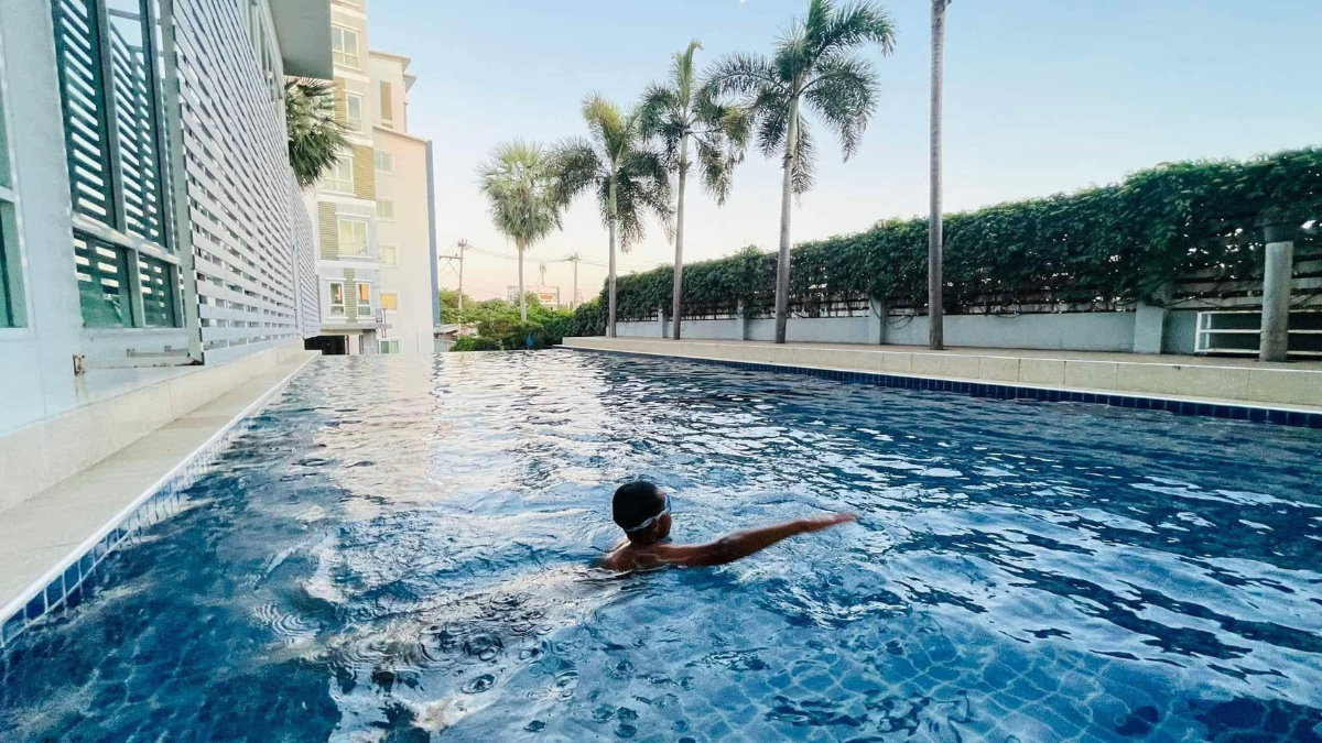 รูป 🔥 คอนโดทำเลเทพ! อยู่ติดราชภัฏบุรีรัมย์ เดินไปเรียนได้จริง ห้องสวย พร้อมอยู่ ฟรีค่าส่วนกลาง! 🔥 - รูปที่ 7/10