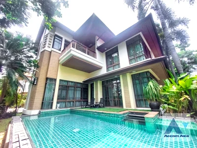 เช่าบ้านเดี่ยว โรงเรียนเซนต์แอนดรูส์อินเตอร์เนชันแนล กรุงเทพ : 🔼🔽 AccomA 📩 Private Swimming Pool,Corner Unit 5 BR House @Baan Sansiri Sukhumvit 67 (AA14897)