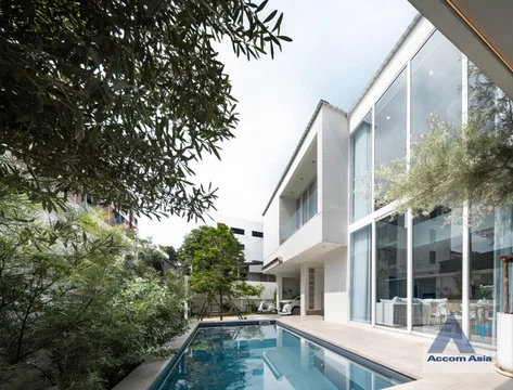 🔼🔽 AccomA 📩 Double High Ceiling,Newly renovated,Private Swimming Pool 3 BR House in Wang Thonglang (AA44953)