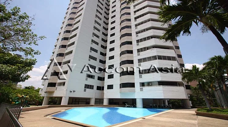 รูป 🔼🔽 AccomA 📩 High-rise condominium with pool and tropical ambiance in Sukhumvit (2032301) - รูปที่ 1/1