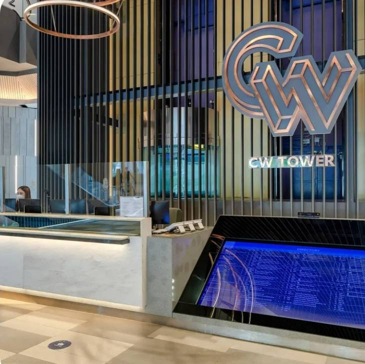 รูป ซีดับเบิลยู ทาวเวอร์ อาคารสำนักงานให้เช่า ติดถนนรัชดาภิเษกใกล้เดอะ สตรีท รัชดา พื้นที่ตกแต่ง 50 ตร.ม. ค่าเช่า 41,000 บาท*/เดือน - รูปที่ 4/14
