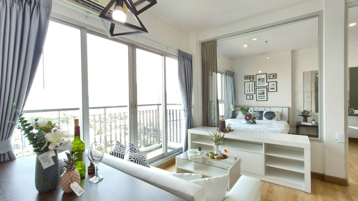 รูป ให้เช่า : เดอะพาร์คแลนด์ ตากสิน-ท่าพระ 1 ห้องนอน ขนาด 36 ตร.ม. ชั้น 19 วิวเมืองโล่ง ตกแต่งสวย เฟอร์ครบพร้อมอยู่ - รูปที่ 1/8