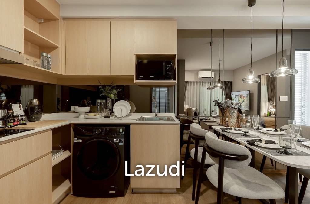 รูป คอนโดใหม่ 38 ตร.ม. พร้อมเฟอร์ครบ ใกล้อ่อนนุช ชั้นต่ำอยู่สบาย - รูปที่ 6/8