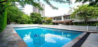 เช่าบ้านเดี่ยว เขตวัฒนา : 🔼🔽 AccomA 📩  3 BR House @Ekkamai Cozy House with swimming pool (AA31173)