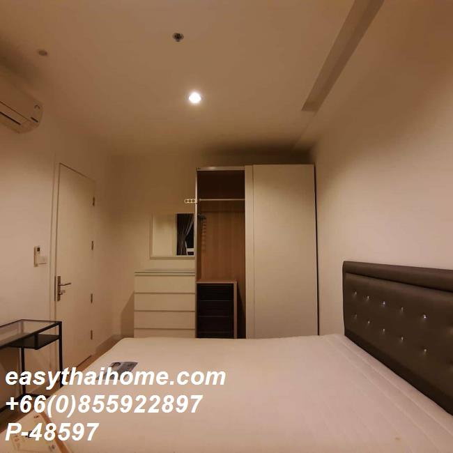 รูป P-48597 วิวเมืองสวย! ที.ซี. กรีน 1 นอน ใกล้ MRT พระราม 9 | 18,000 บาท | Line Id: @easythaihome | 085-592-2897 - รูปที่ 5/8