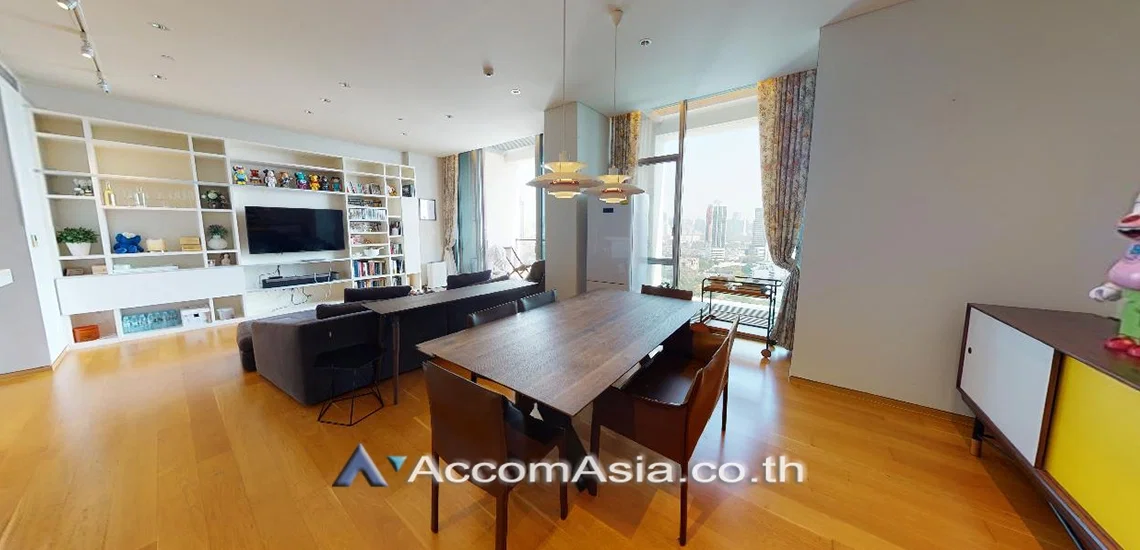 รูป 🔼🔽 AccomA 📩 Condominium with skyline view in Sathorn (AA29387) - รูปที่ 3/16