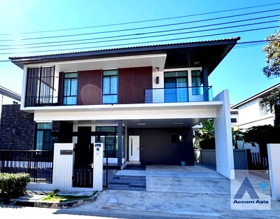 เช่าบ้านเดี่ยว สนามบินสุวรรณภูมิ : 🔼🔽 AccomA 📩  4 BR House @ (AA38888)