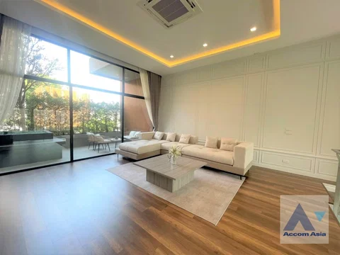 🔼🔽 AccomA 📩 Fully Furnished 4 BR Townhouse @The Park Lane Sukhumvit 105 (AA45523)