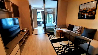 คอนโดให้เช่า : ให้เช่าคอนโด ไอดีโอ สาทร-วงเวียนใหญ่ อาคาร 1 ชั้น 12 1 ห้องนอน ขนาด 36.00 ตรม ใกล้ ตลาดเจริญรัถ