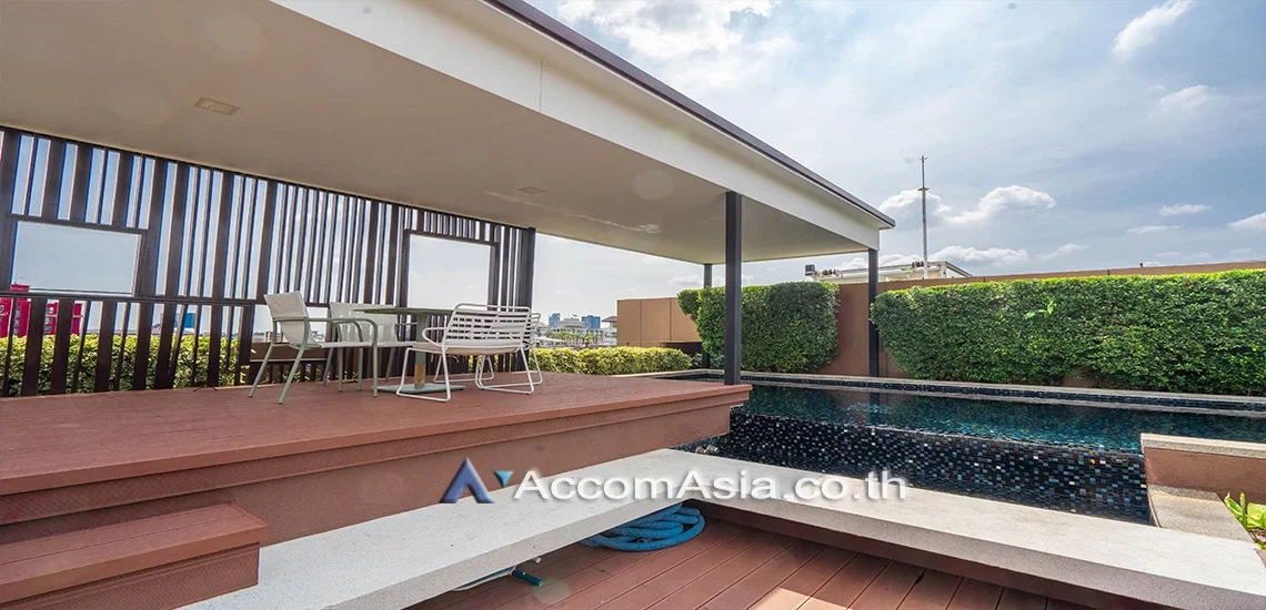 รูป 🔼🔽 AccomA 📩 Pet friendly,Triplex,Private Swimming Pool 3 BR Condominium @Baan Lux Sathorn (AA13510) - รูปที่ 6/18