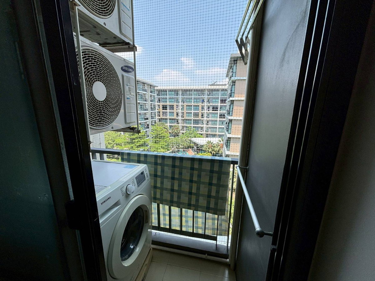 รูป 🍀🍀   (  ห้องว่าง )   ให้เช่า  คอนโด  ฮอลล์มาร์ค  งามวงศ์วาน  🍀🍀  ชั้น  6   ขนาด  28  ตร.ม. วิวสระว่ายน้ำ  ตกแต่งครบ  พร้อมเครื่องซักผ้า - รูปที่ 10/12