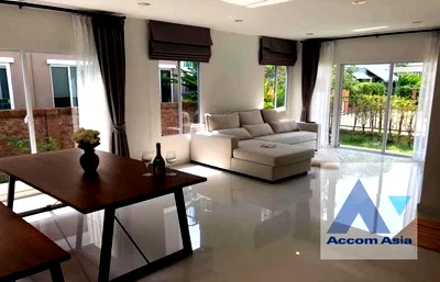 Houses for rent สถาบันเทคโนโลยีไทย-ญี่ปุ่น : 🔼🔽 AccomA 📩  3 BR House @Passorn Prestige (AA36615)