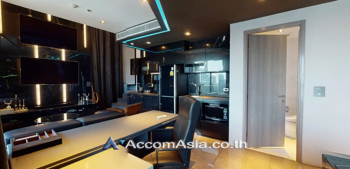 รูป 🔼🔽 AccomA 📩 Duplex Condo 1 BR Condominium @HQ Thonglor (AA29409) - รูปที่ 3/6