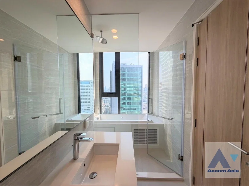 รูป 🔼🔽 AccomA 📩 Fully Furnished,Corner Unit 2 BR Condominium @ANIL Sathorn 12 (AA45430) - รูปที่ 8/8