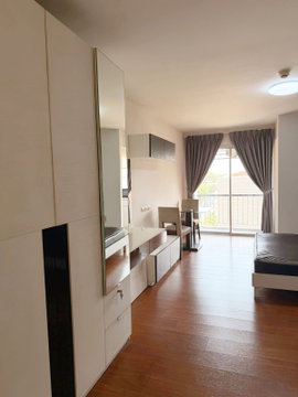 ให้เช่าคอน บีคอนโด บางนา (B Condo Bangna) เฟอร์ฯครบพร้อมอยู่ ทำเลดีเดินทางสะดวก ใกล้เมกะบางนา ใกล้เซ็นทรัลบางนา ใกล้ BTS บางนา