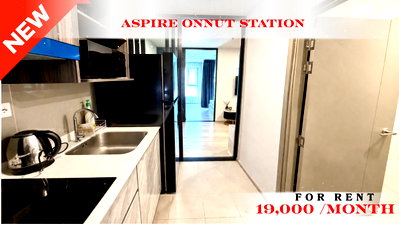 Condos for rent : 🍀🍀 Hot Price🔥🔥 📌 For Rent: Aspire On Nut Station 🚆 Near BTS On Nut ✨ Ready to move in ✨  PC: A11030 📲 Contact us: Line: @rent2022