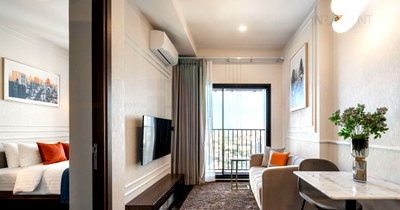 Condos for rent : For rent condo PARK ORIGIN THONGLOR Building A, Floor 20,1 bed room, Room size 32 sqm