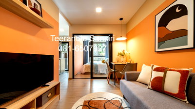 Condos for sale : New, ready-to-move-in condo from Sansiri, Way Chinkhet, near Dhurakij Pundit University and Muang Thong Thani. Starting from 1.811 million baht.