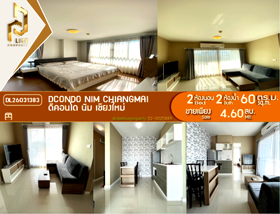 Condos for sale Chiang Mai : DL26031383 Condo for sale, dcondo Nim Chiangmai near -, ready to move in, call urgently 0638692663 LineID @257sxzzu