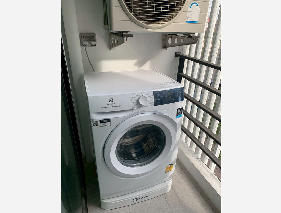 รูป Call : 065-939-6166 เจ้าของให้เช่า วีคอนโด ศาลายา ห้องใหญ่ 35 ตรม 1 ห้องนอน 1 ห้องนั่งเล่น อาคาร V8 ตกแต่งครบ (มีเครื่องซักผ้า) - รูปที่ 7/11