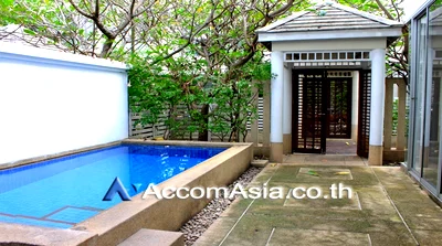 เช่าบ้านเดี่ยว ถนนเพชรบุรี กรุงเทพฯ : 🔼🔽 AccomA 📩 Private Swimming Pool 4 BR House @Homely atmosphere Compound (50049)