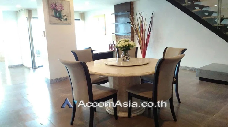 รูป 🔼🔽 AccomA 📩 Duplex Condo,Double High Ceiling 3 BR Condominium @Baan Saraan (AA19450) - รูปที่ 3/10