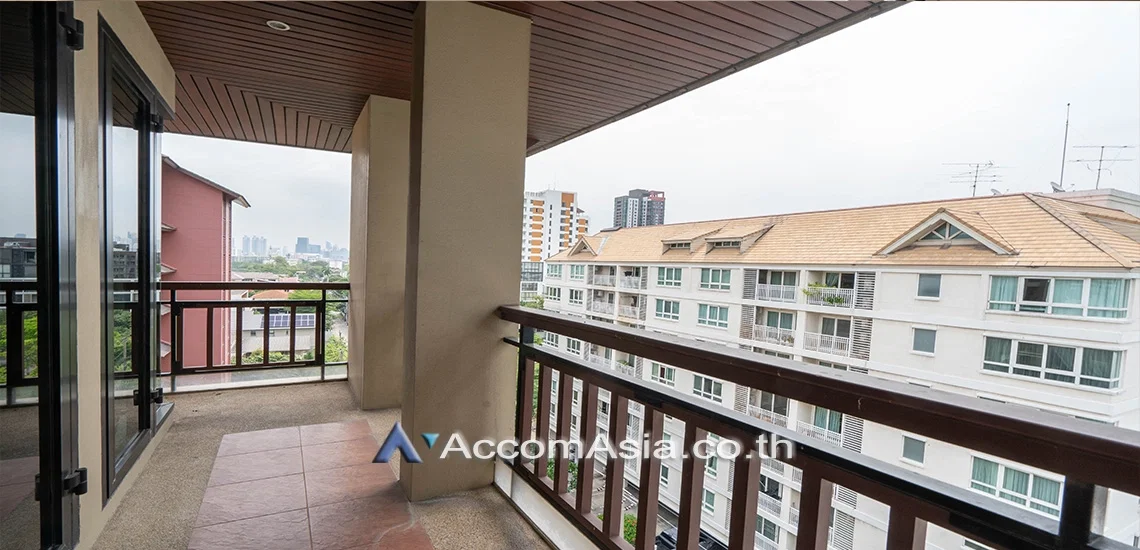 รูป 🔼🔽 AccomA 📩 Elegant-designed condo with teak floors in quiet Sathorn cul-de-sac (21270) - รูปที่ 8/10