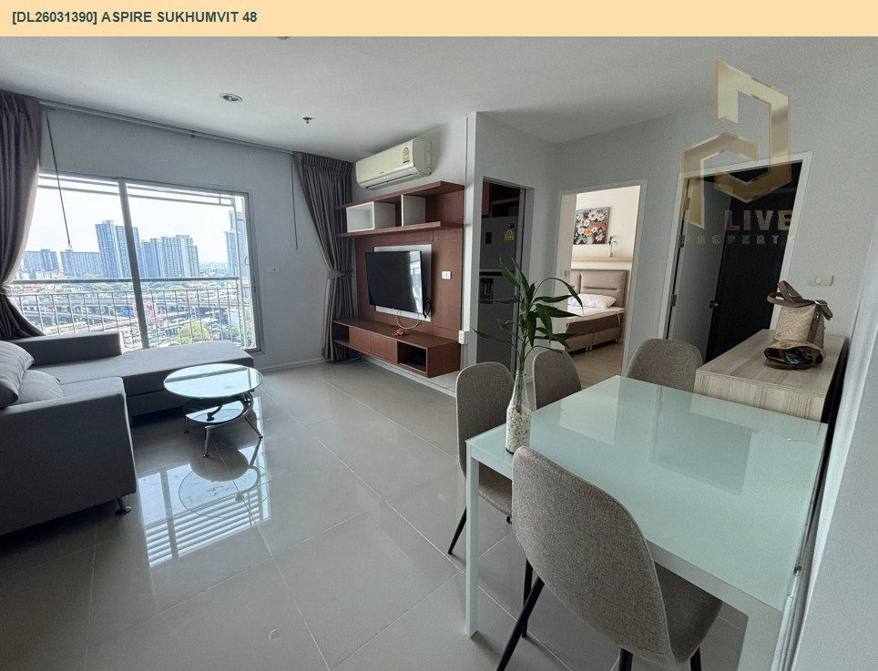 รูป DL26031390 ให้เช่าคอนโด แอสปาย สุขุมวิท 48 (Aspire Sukhumvit 48) ใกล้ BTS พระโขนง พร้อมเข้าอยู่ โทรด่วน 0656133286 LineID @534wlwof - รูปที่ 8/8
